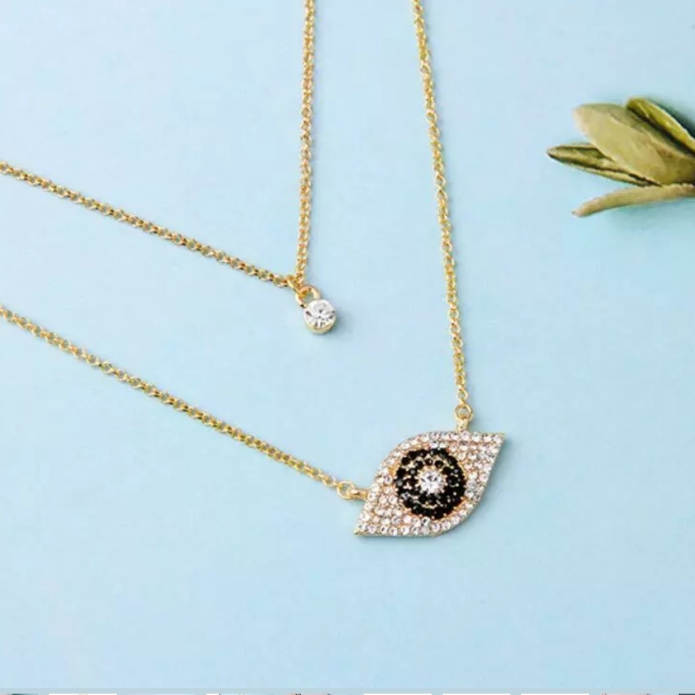🔴 Evil Eye Layered Necklace